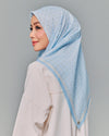 Clover Voile Square - Cerulean Clover Voile Square - Cerulean