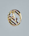 Crystal Brooch - Gold Crystal Brooch - Gold
