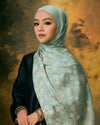 Mastani Satin Shawl - Sea Grass Mastani Satin Shawl - Sea Grass