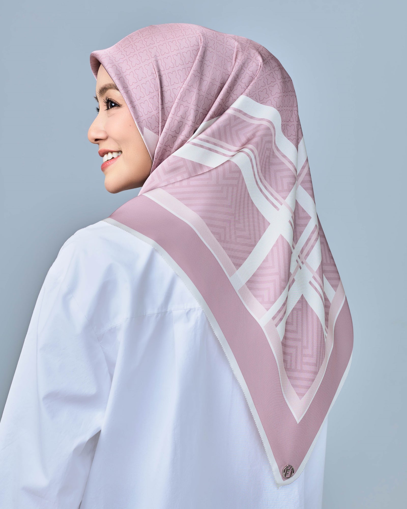 The Plaid Square - Mauve