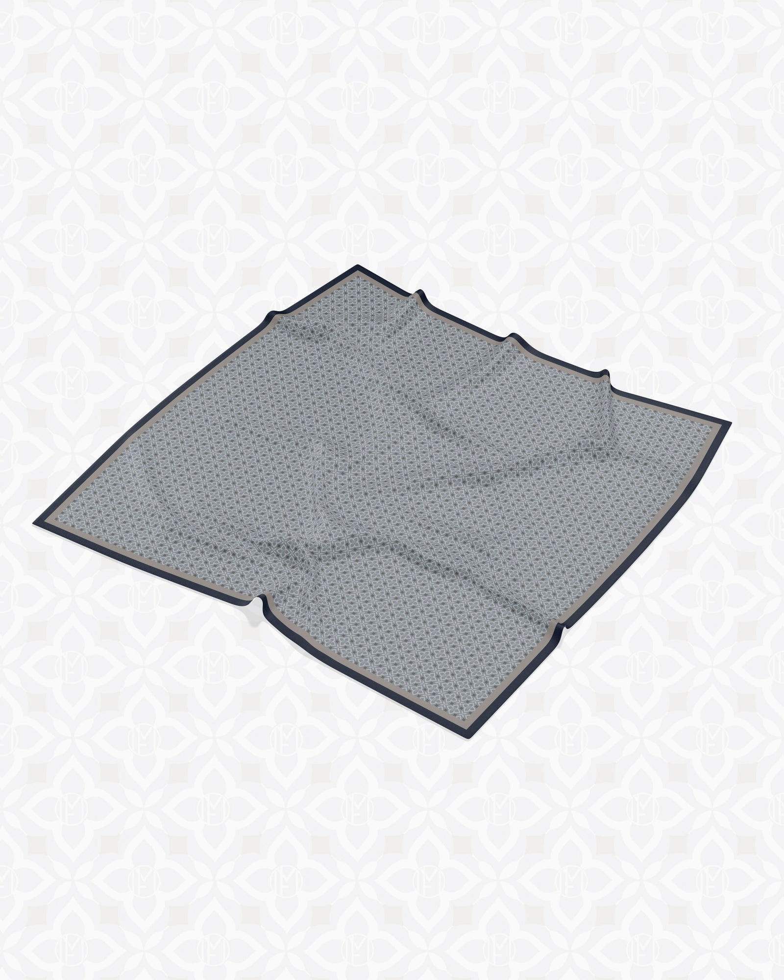 Clover Voile Square - Blueberry