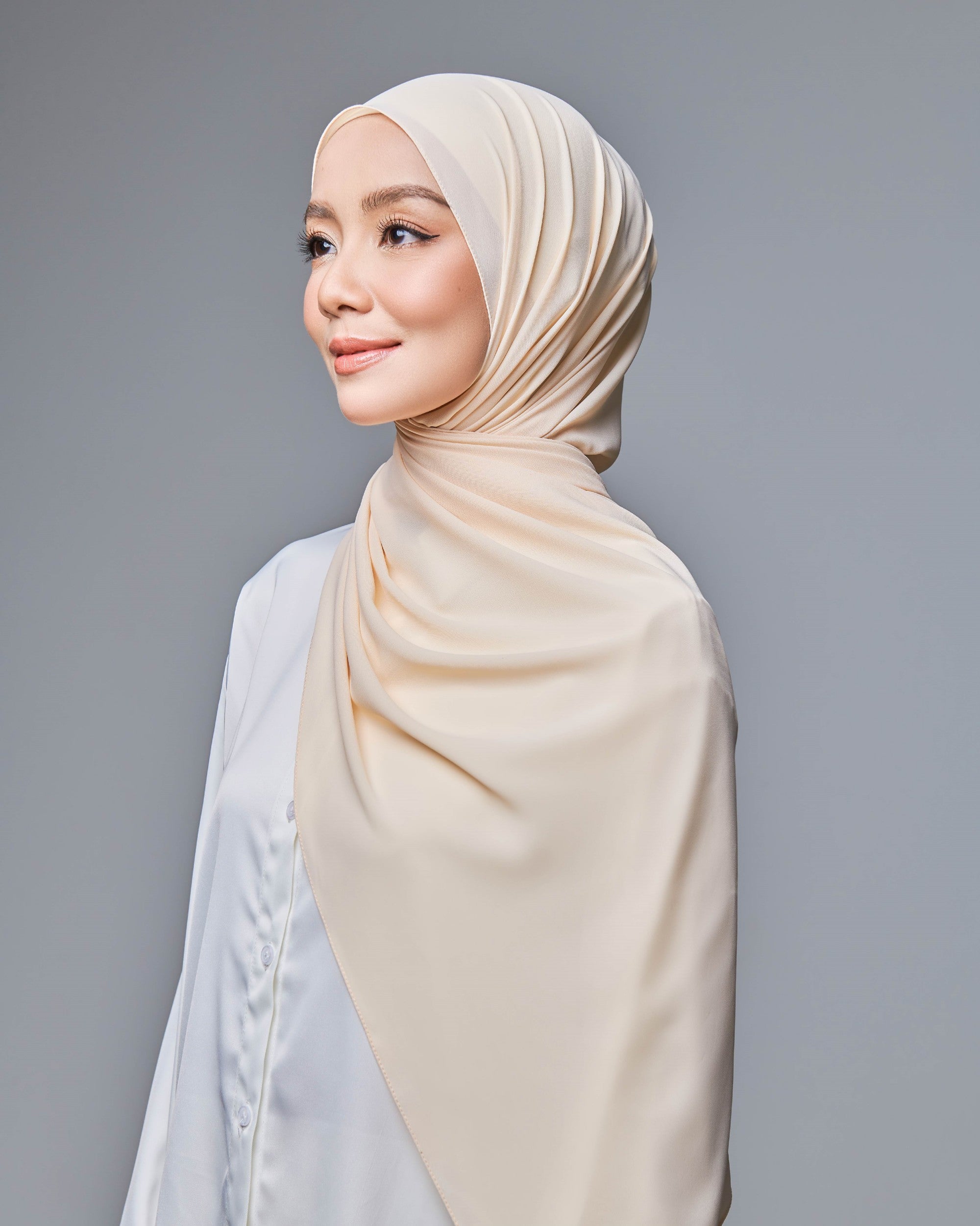 All Day Chiffon Shawl  - Vanilla