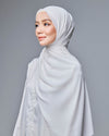 All Day Chiffon Shawl  - White Chalk