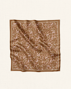 Blooming Belle Square - Brown