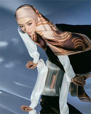 Linéa Satin Square - Brown