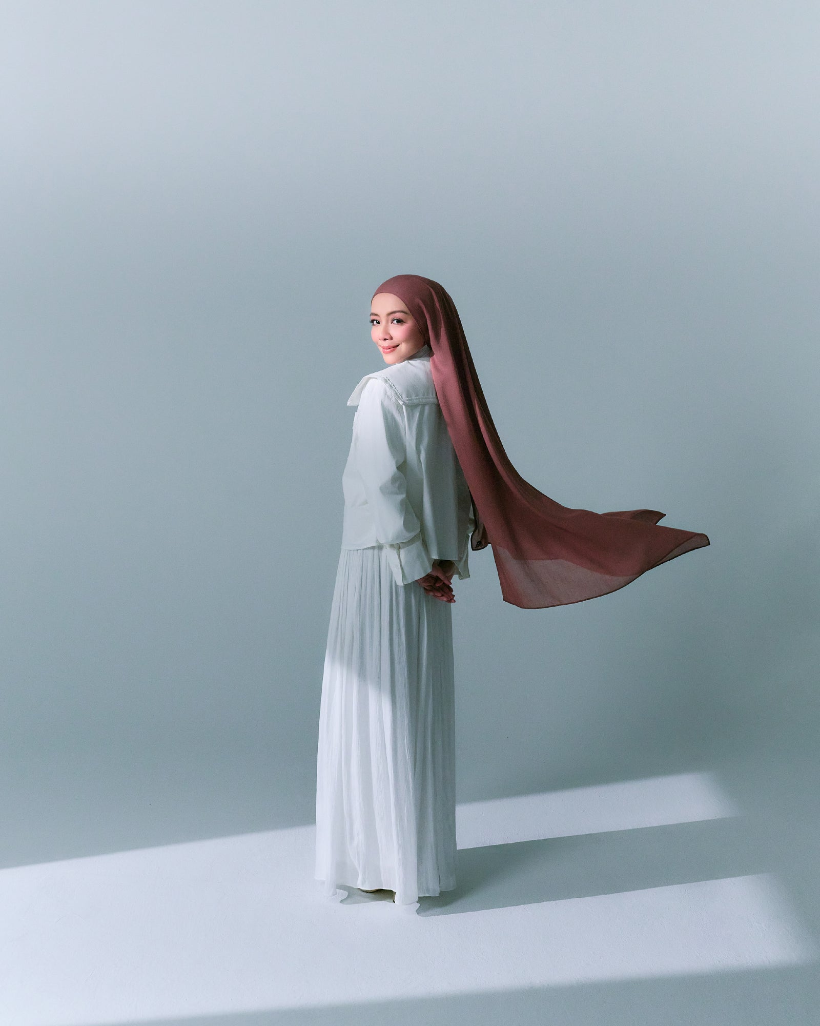 Cottn' Up Shawl - Brown