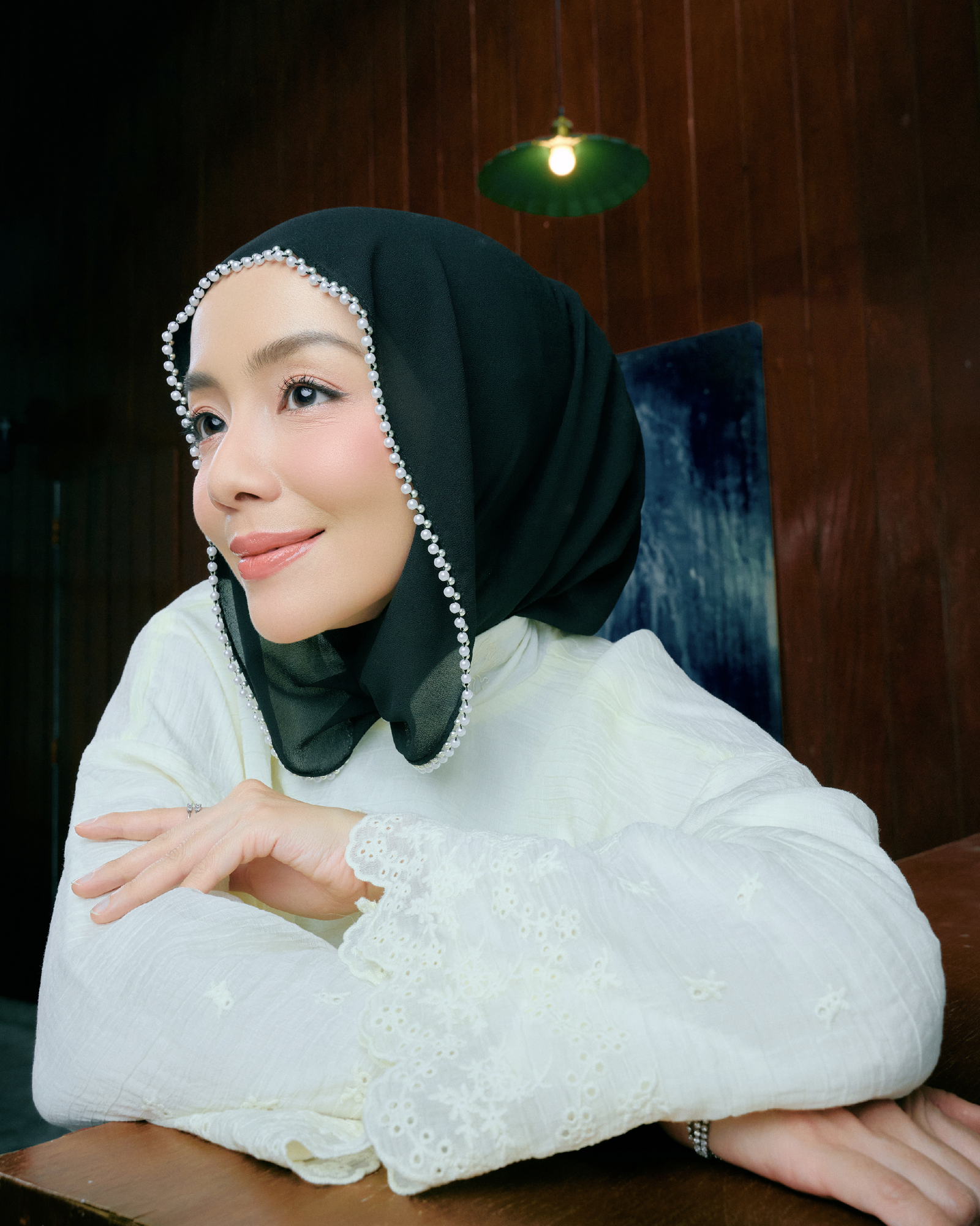 Suri Beaded Shawl - Black