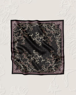 Adinda Voile Square - Black