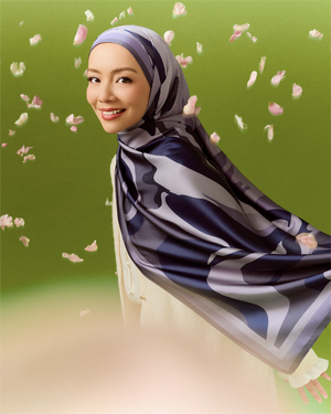 Juwita Satin Square - Blue