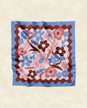 Bloom Pop Square - Blue
