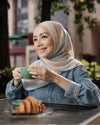 Cloudline Shawl - Blue