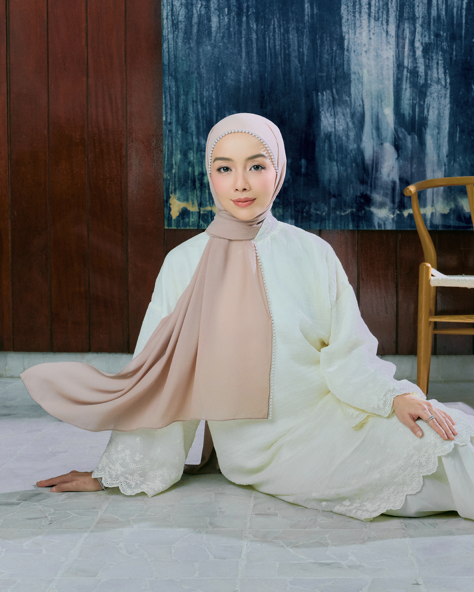 Suri Beaded Shawl - Caramel