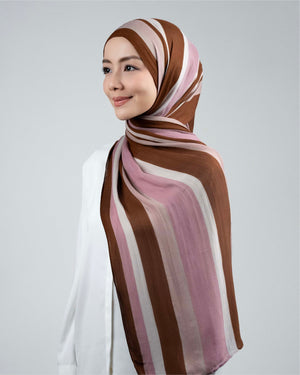 Cloudline Shawl - Brown