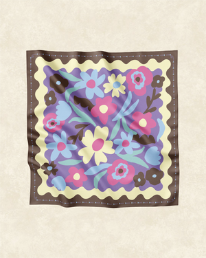 Bloom Pop Square - Brown