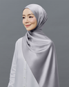 MF Matte Satin Shawl - Grey