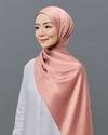 MF Matte Satin Shawl - Salmon