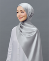 MF Matte Satin Shawl - Silver