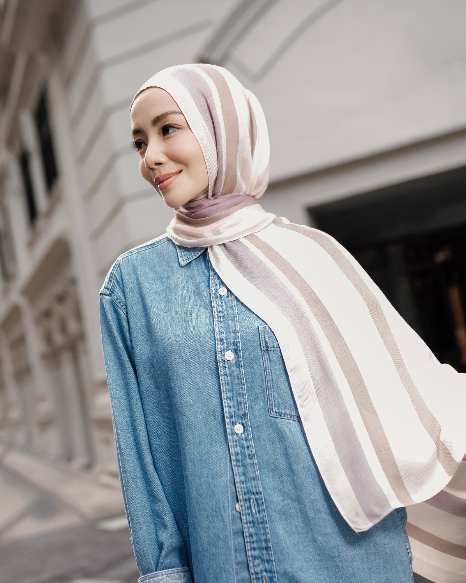 Cloudline Shawl - Cream
