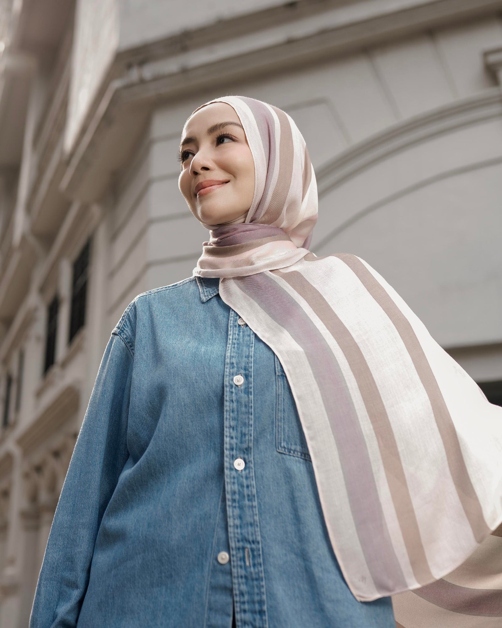 Cloudline Shawl - Cream