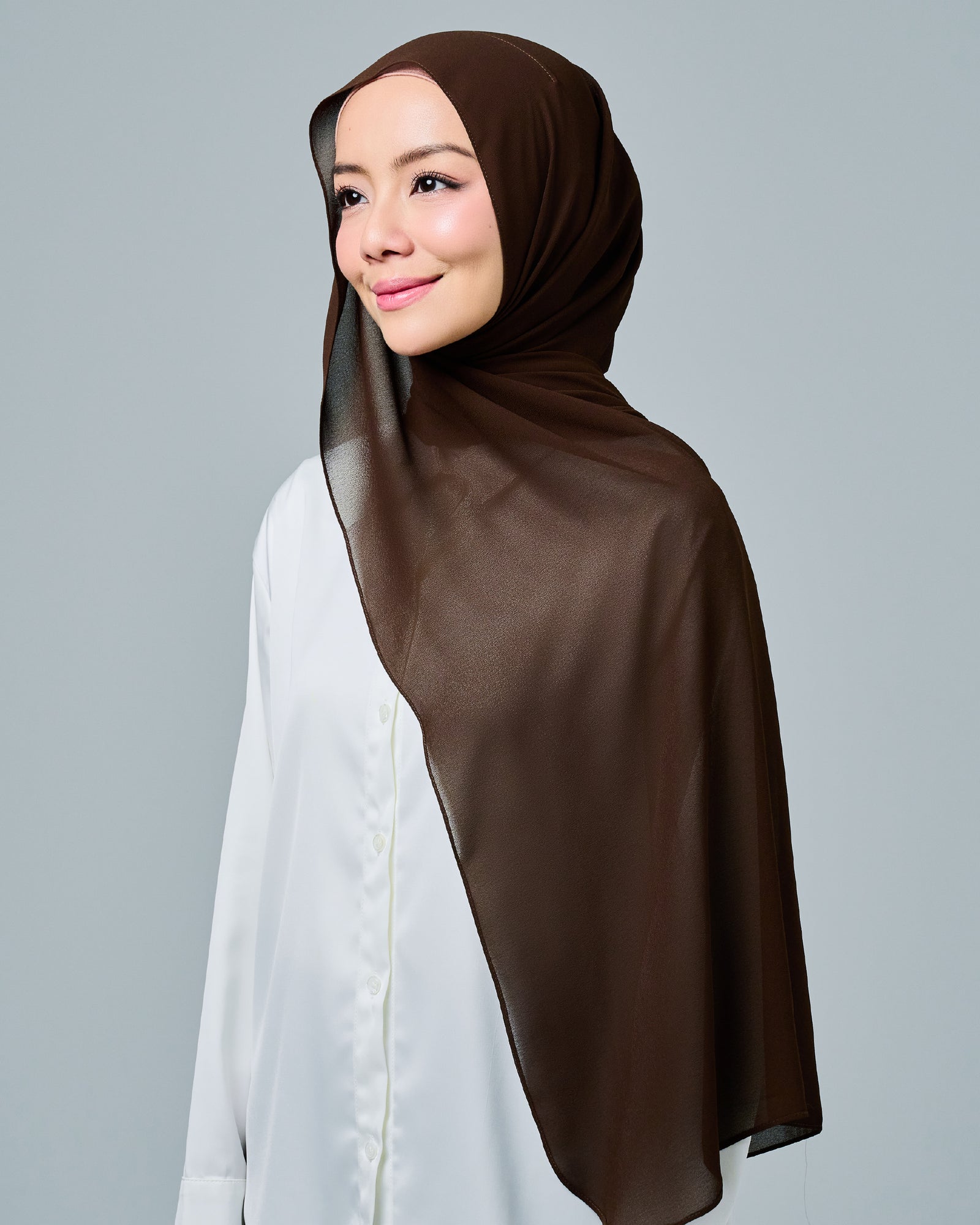 All-In Shawl - Dark Brown