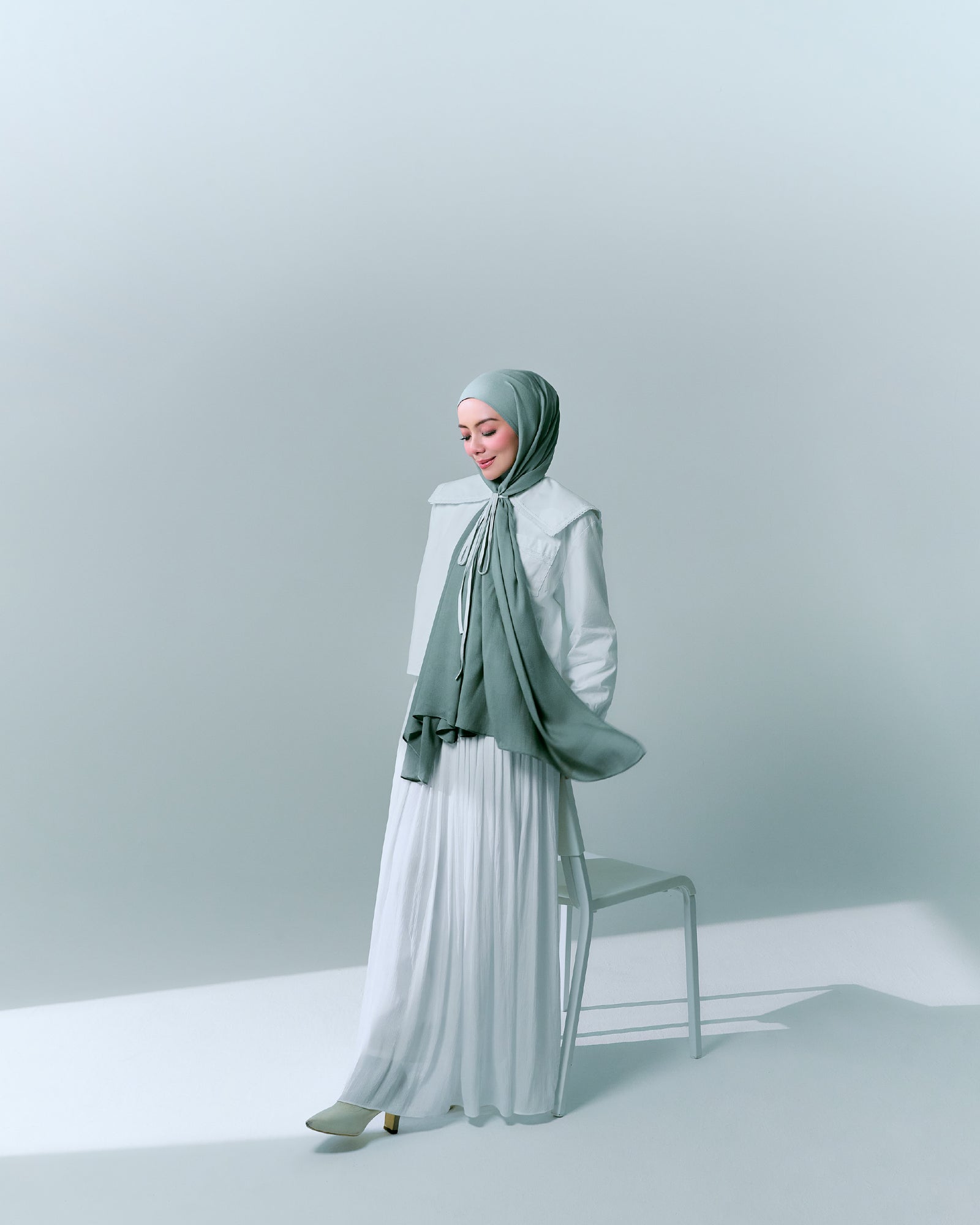 Cottn' Up Shawl - Green