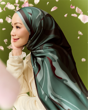 Juwita Satin Square - Green