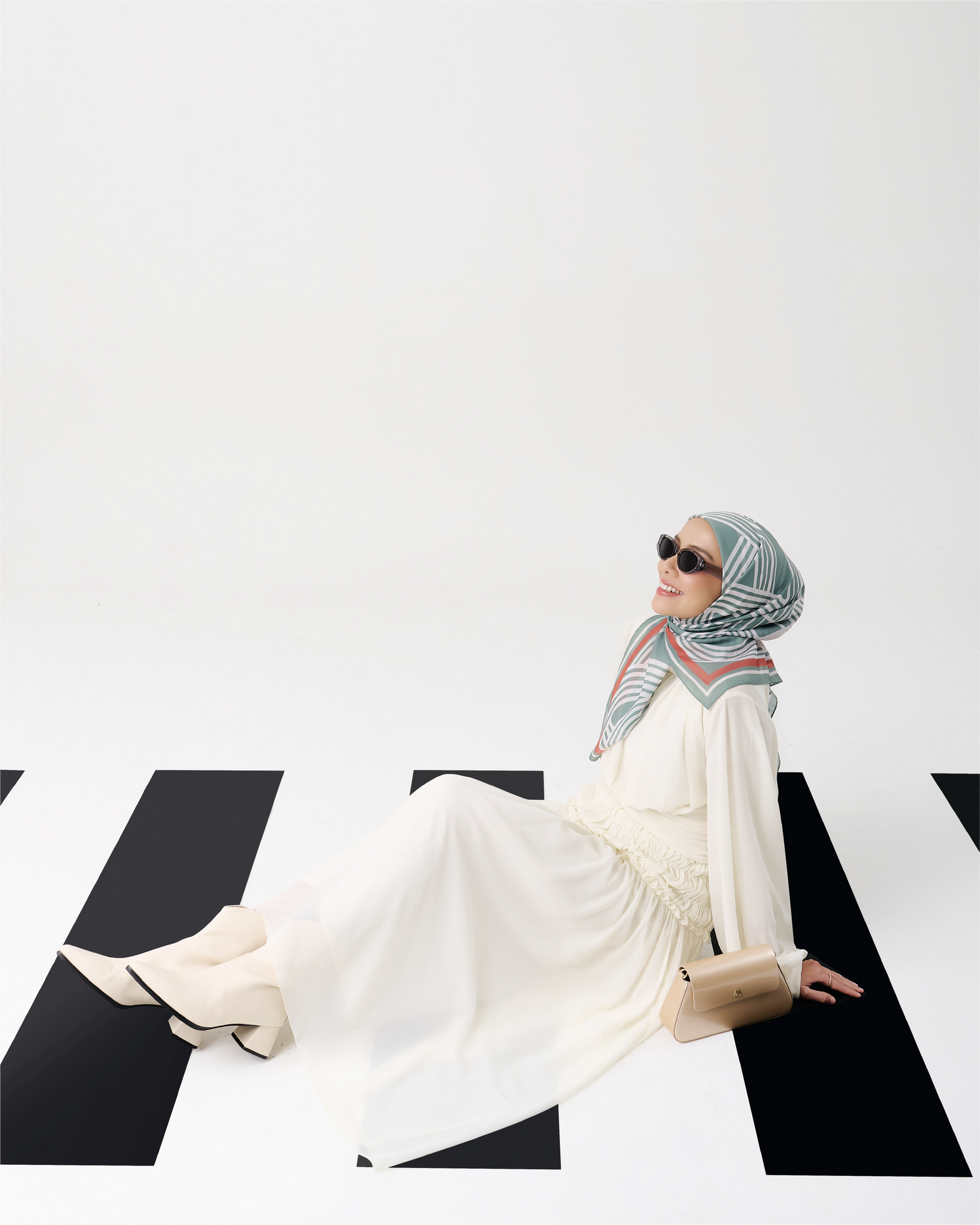 En Route Voile Square - Green