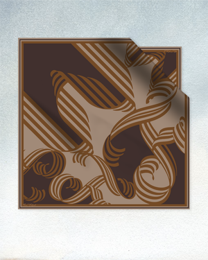Linéa Satin Square - Brown