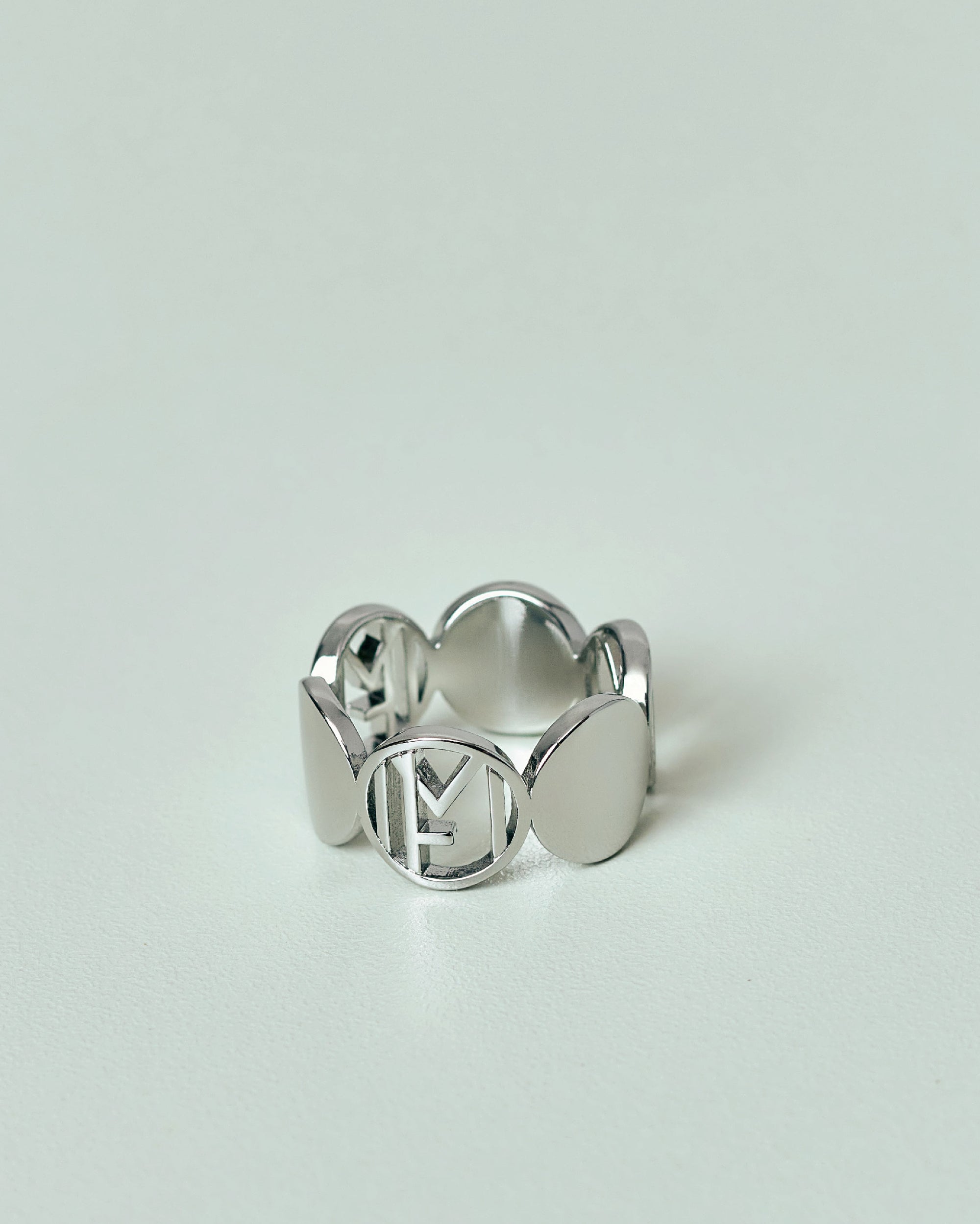 MF Mono Scarf Ring - Silver