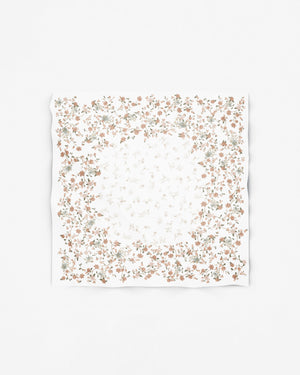 Magnolie Satin Square - White