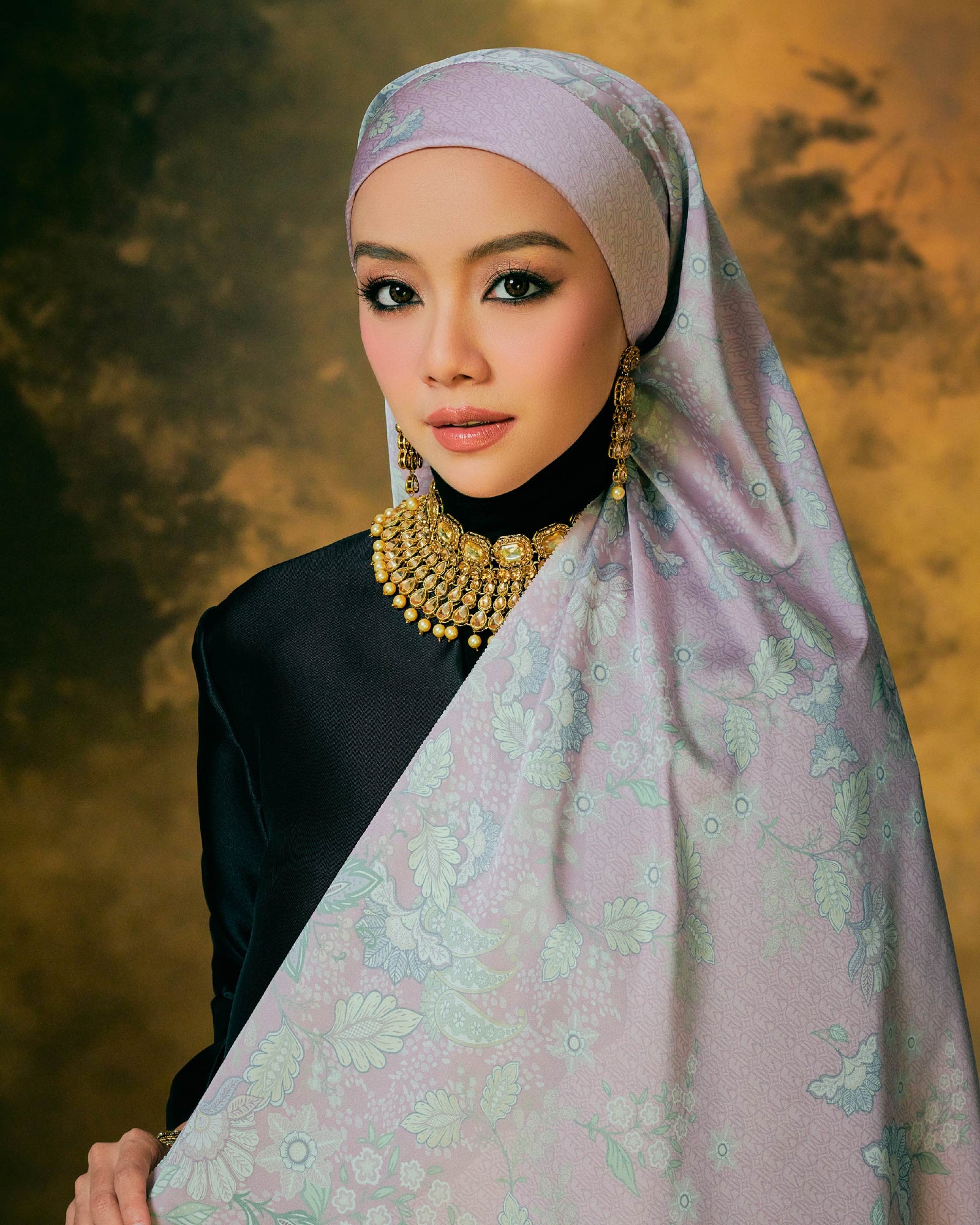 Mastani Satin Square - Lilas