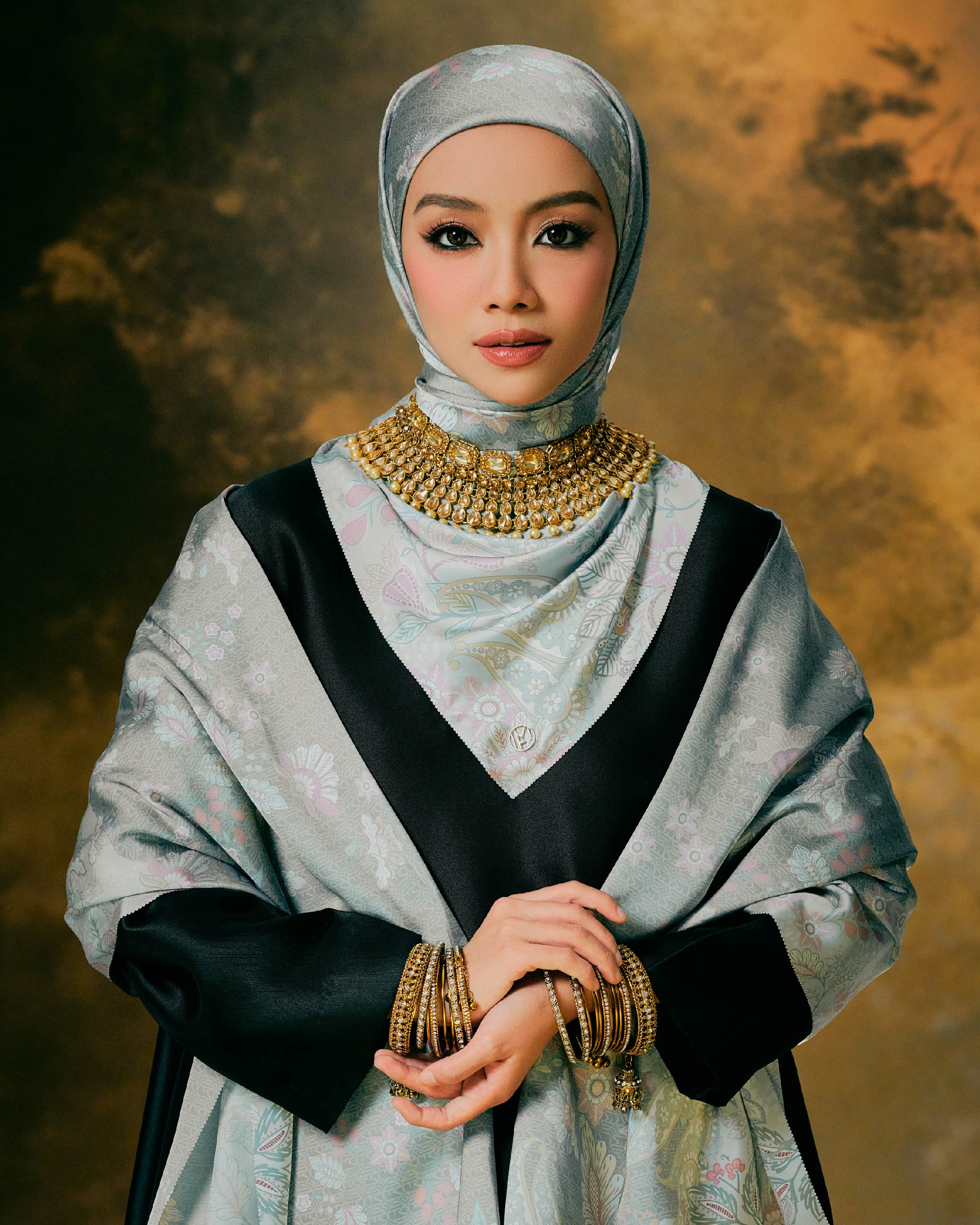 MF Mono Scarf Ring - Gold - Mira Filzah