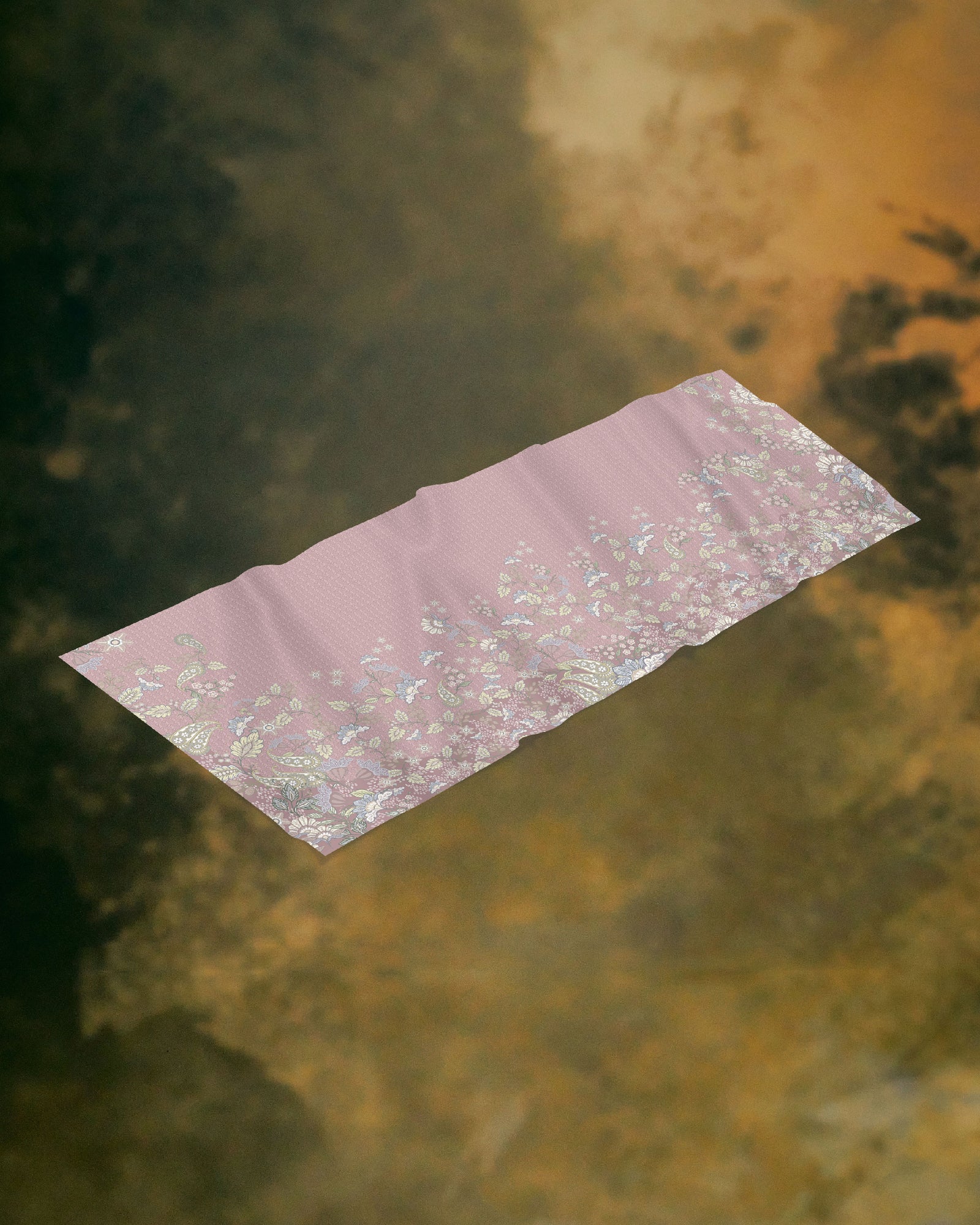 Mastani Satin Shawl - Lilas