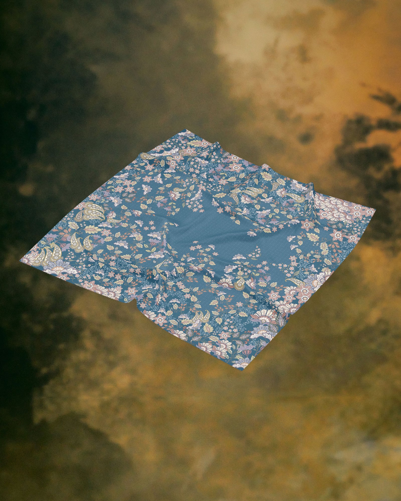 Mastani Satin Square - Sapphire