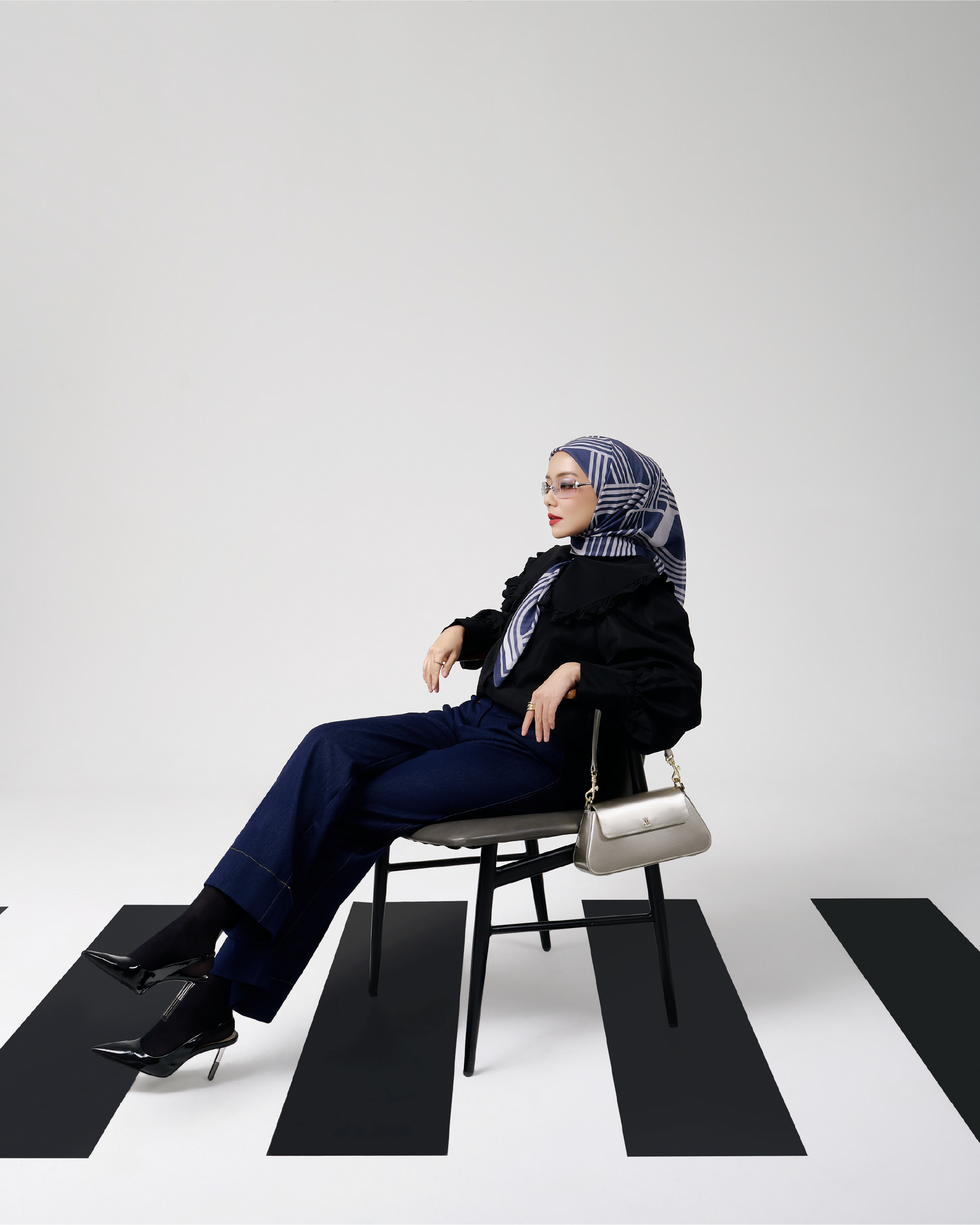 En Route Voile Square - Navy