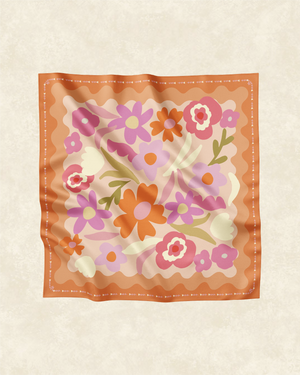 Bloom Pop Square - Orange