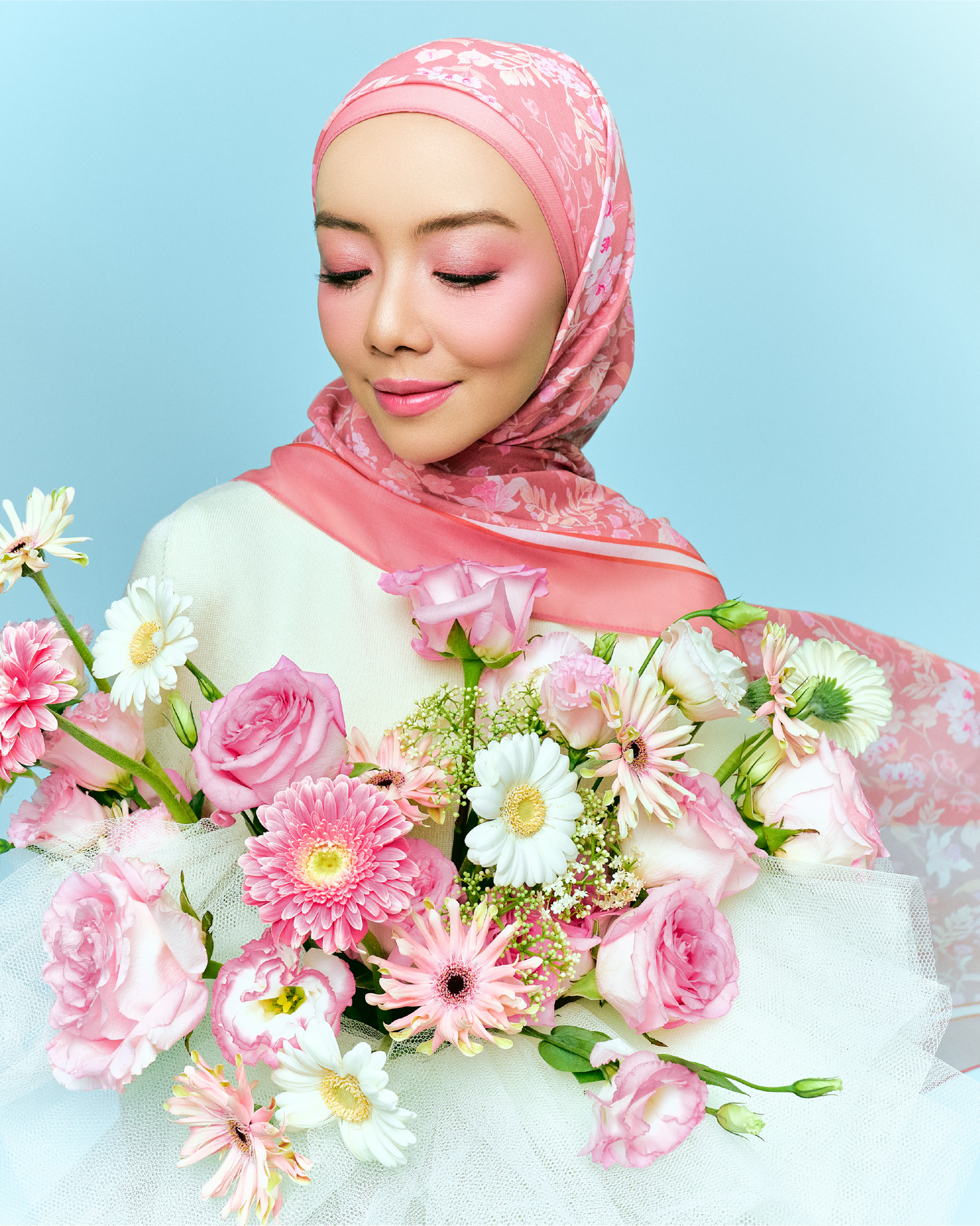 Blooming Belle Square - Pink