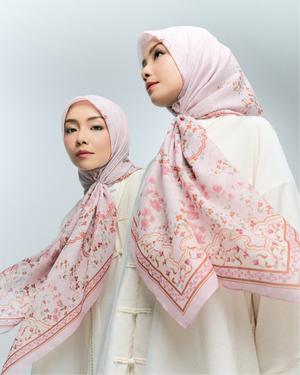 Adinda Voile Square - Pink
