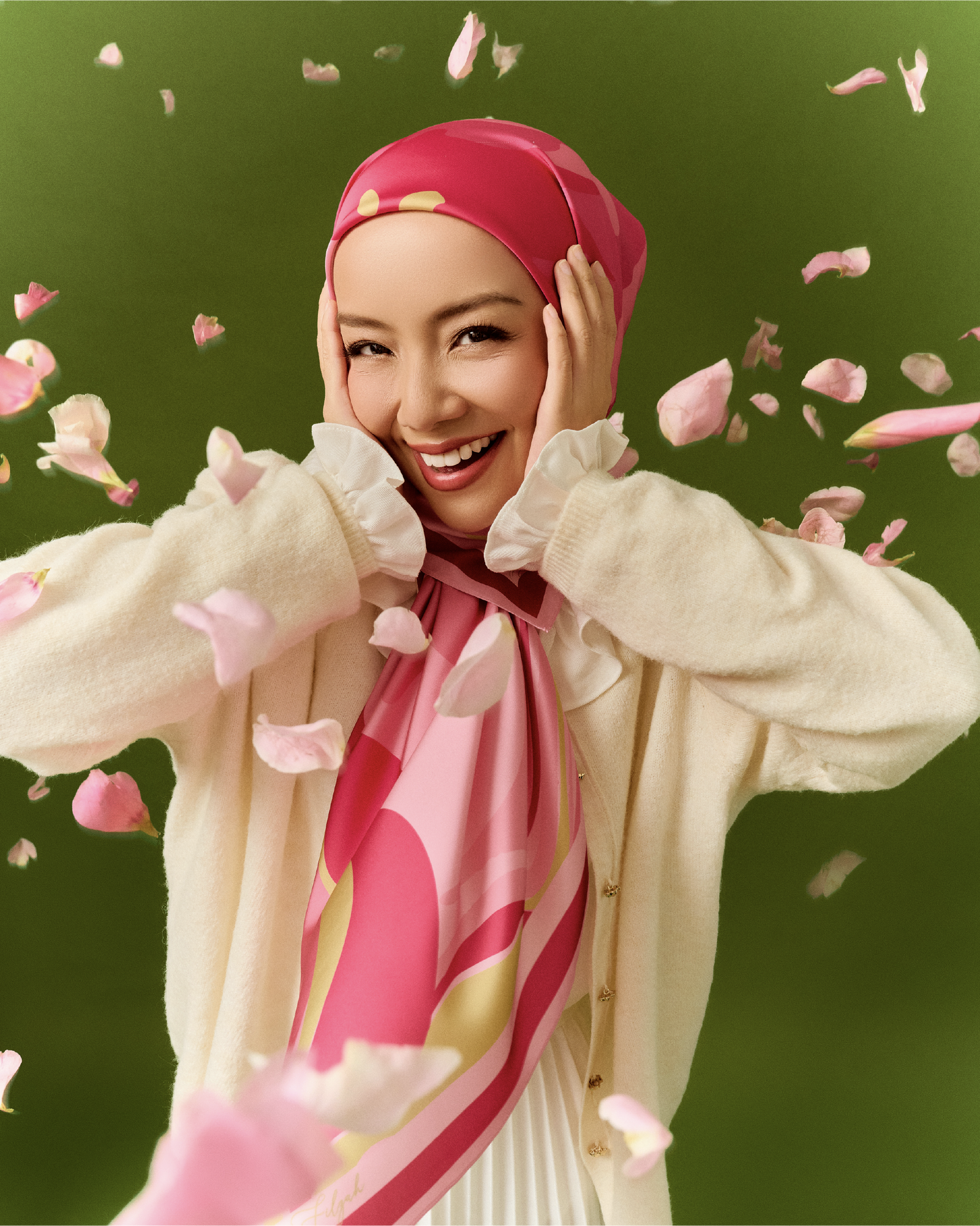 Juwita Satin Square - Pink