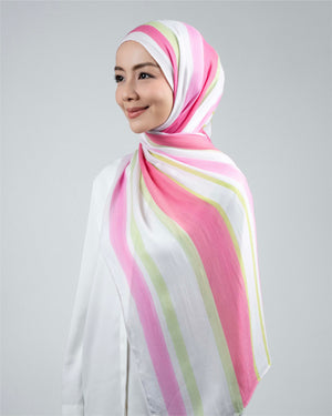 Cloudline Shawl - Pink