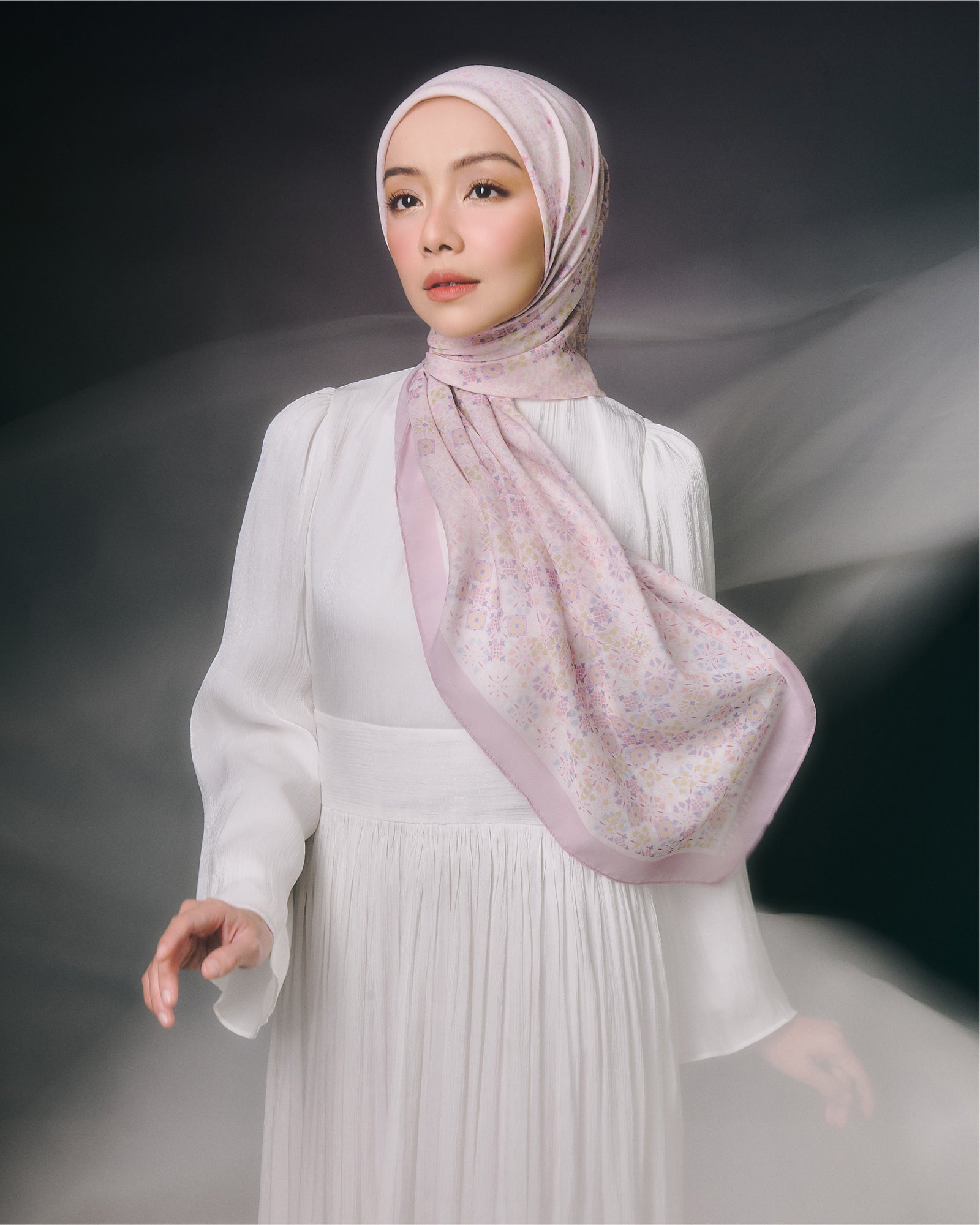 Qalbu Square - Purple