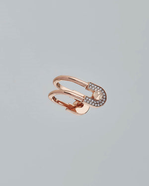 Bling Ring Brooch - Rose Gold