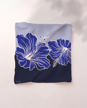 Semarak Satin Square - Biru