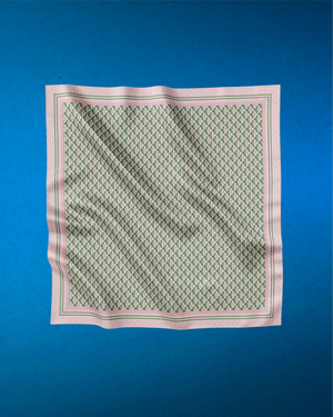Empat Voile Square - Strawberry Matcha