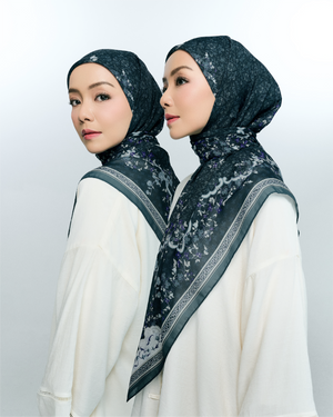 Adinda Voile Square - Teal