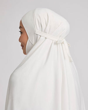 Elina Prayer Robe - White