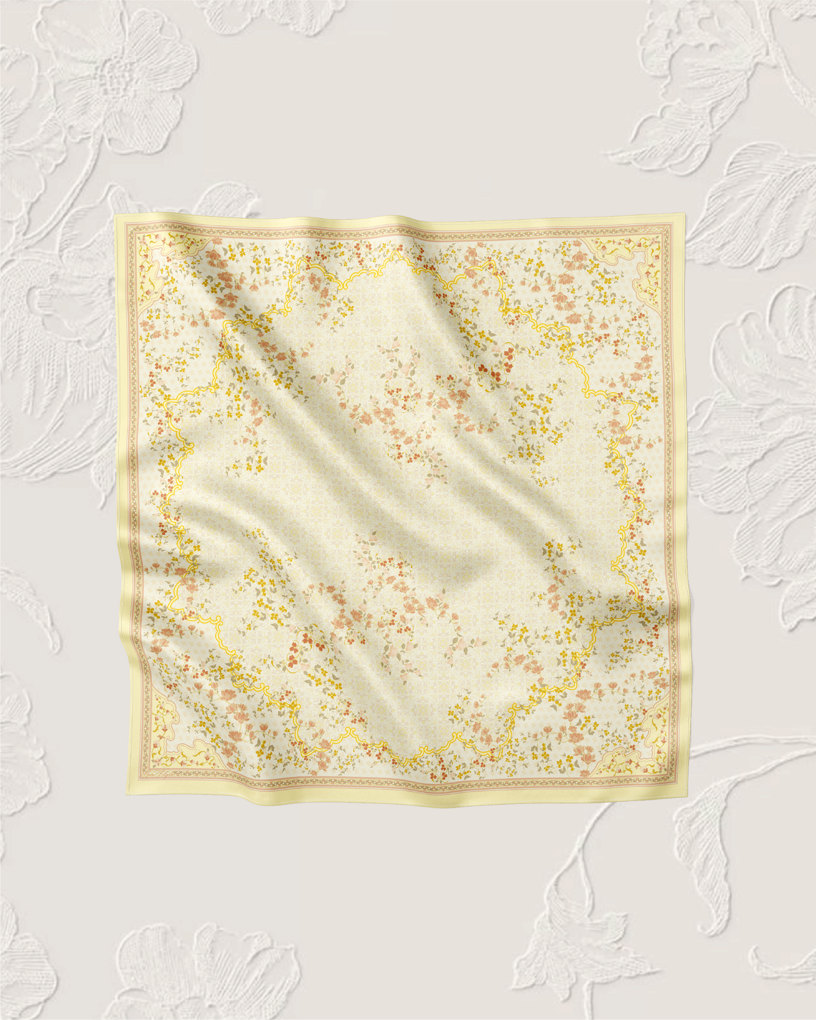 Adinda Voile Square - Yellow