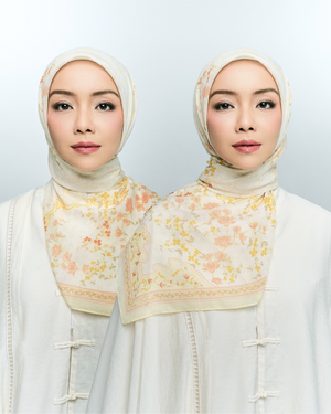 Adinda Voile Square - Yellow