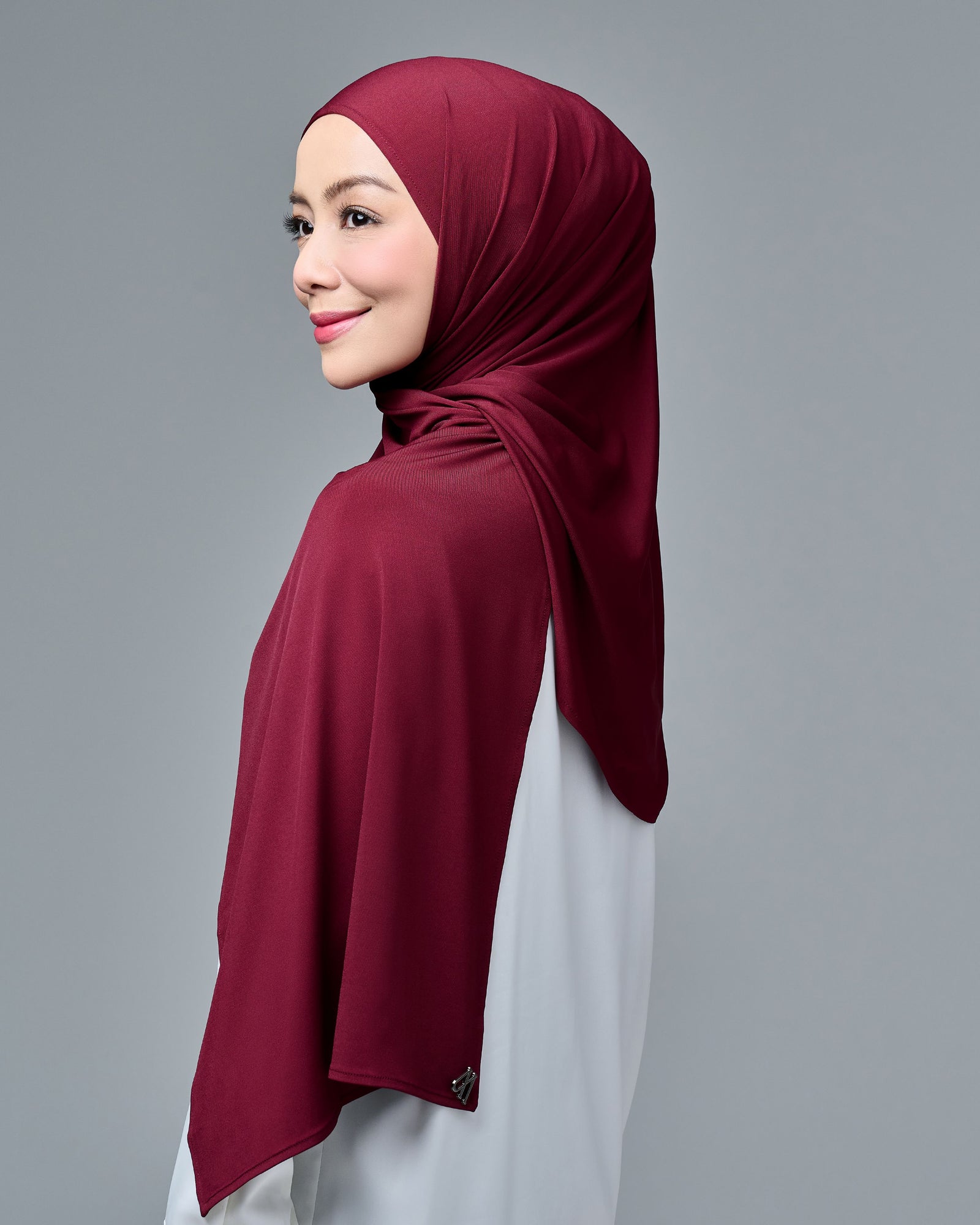 Slay-sa Shawl - Maroon